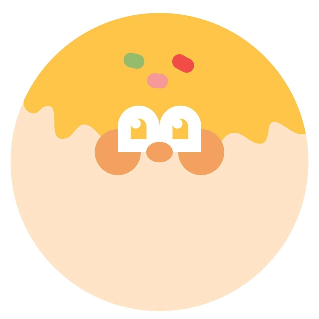 韓国 スマホグリップ Round かわいい 癒やし系 ゆるキャラ デザイナーズ 人気 グリップトック たこ焼き ドーナツ オレンジ Rd04 Griptok スマホスタンド 韓国スマホケース専門店 Korean Case