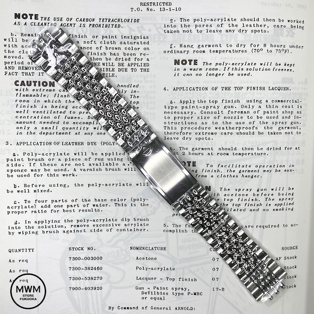 WMT 7-Link BRACELET for ROYAL MARINE
