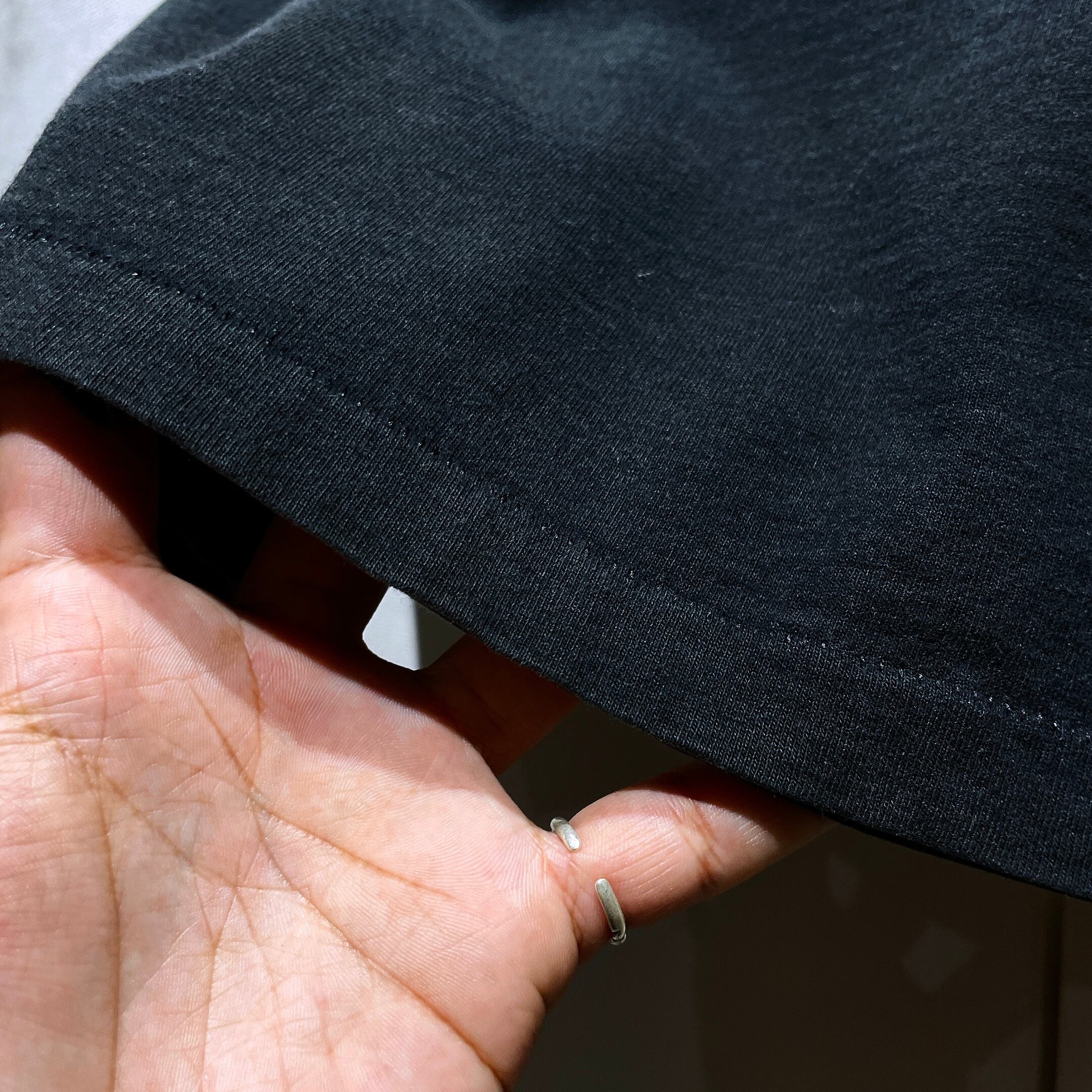 1994s POWELL PERALTA ” 覗きBONES ” printed Black Tee (made in Usa)