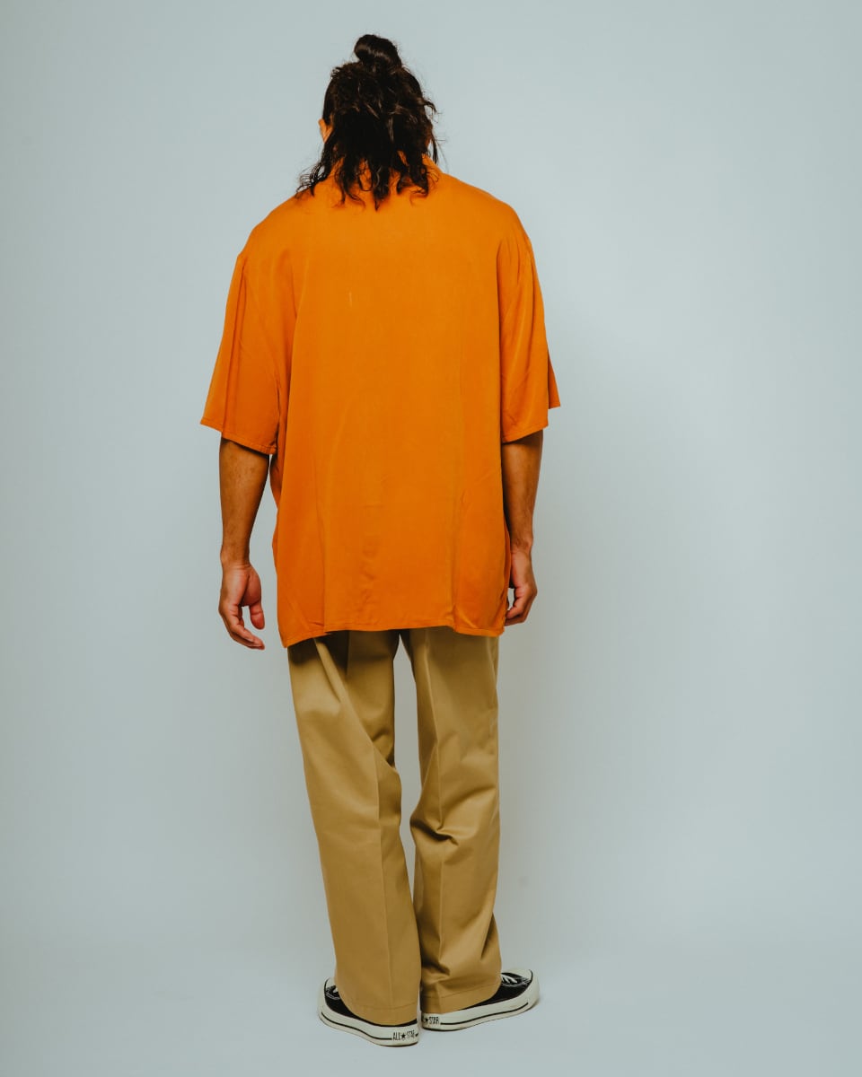 Rayon Aloha Open Slit S/S Shirt - 102625540 | 【BIG MIKE / ビッグ