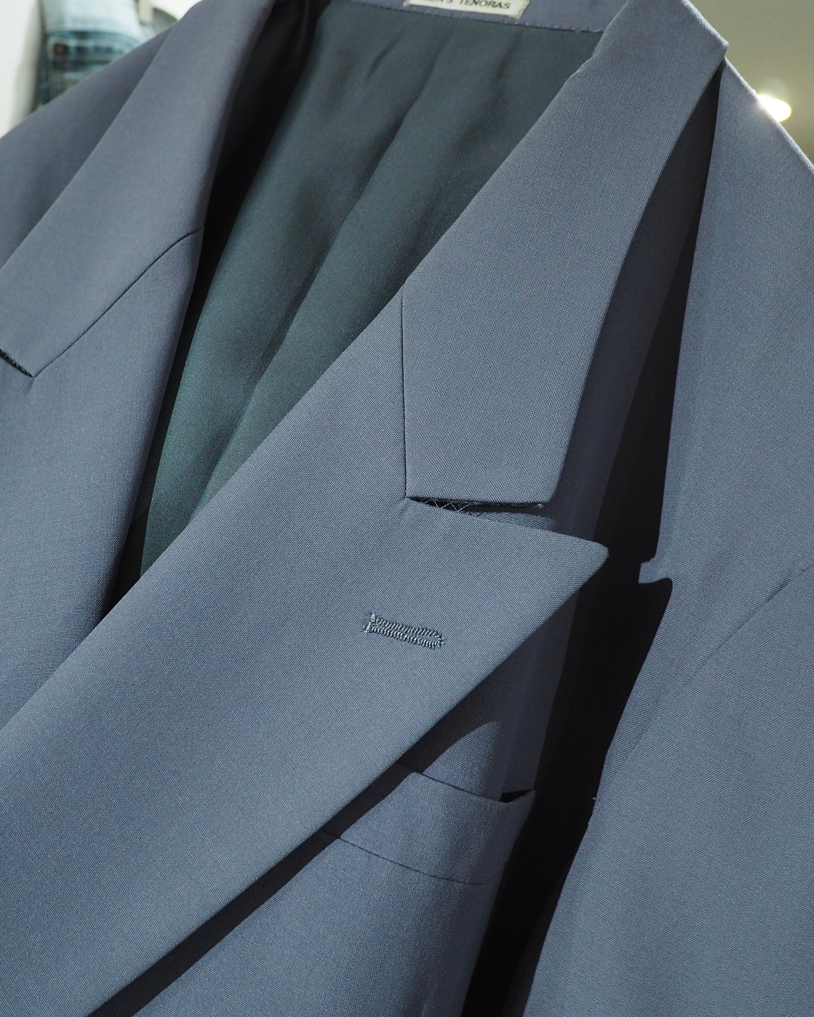 1980 ‐ 90s " MEN'S TENORAS ‐ Pure Wool " Vintage Double Breasted Tailored Jacket