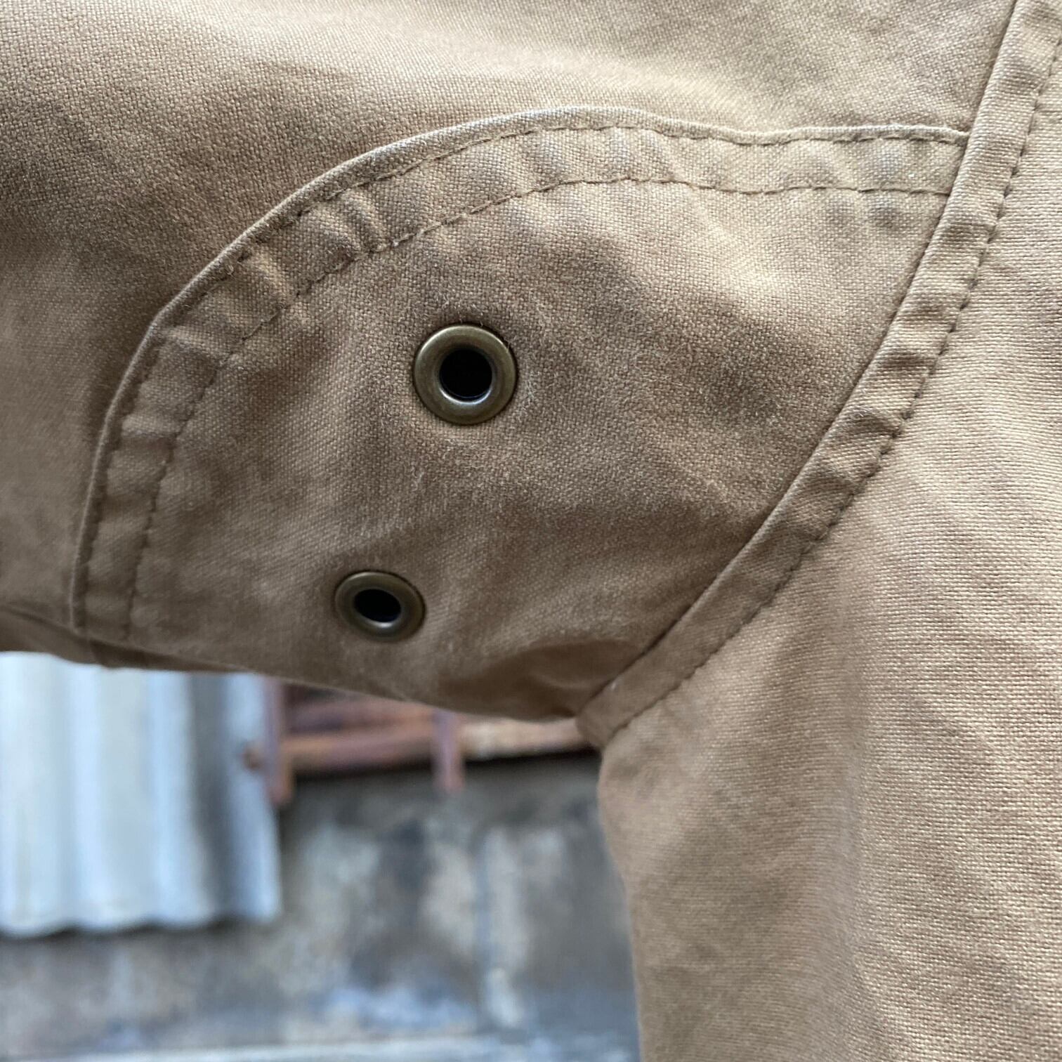 Y*o様 ヴィンテージ ハンティングジャケット オリーブ 40s Bone-Dry RED HEADレッドヘッド チンスト&フード付き ダック地