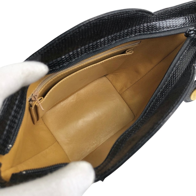 Christian Dior クリスチャン ディオール ショルダーバッグ ブラック CDロゴ ワンショルダー vintage ヴィンテージ オールド rzenbk