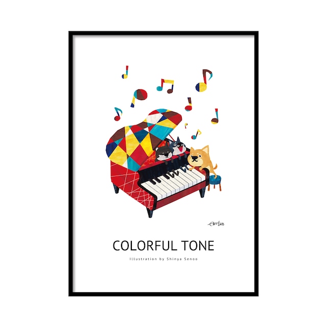 ポスター　A2サイズ(42cm×59.4cm)　『COLORFUL TONE』