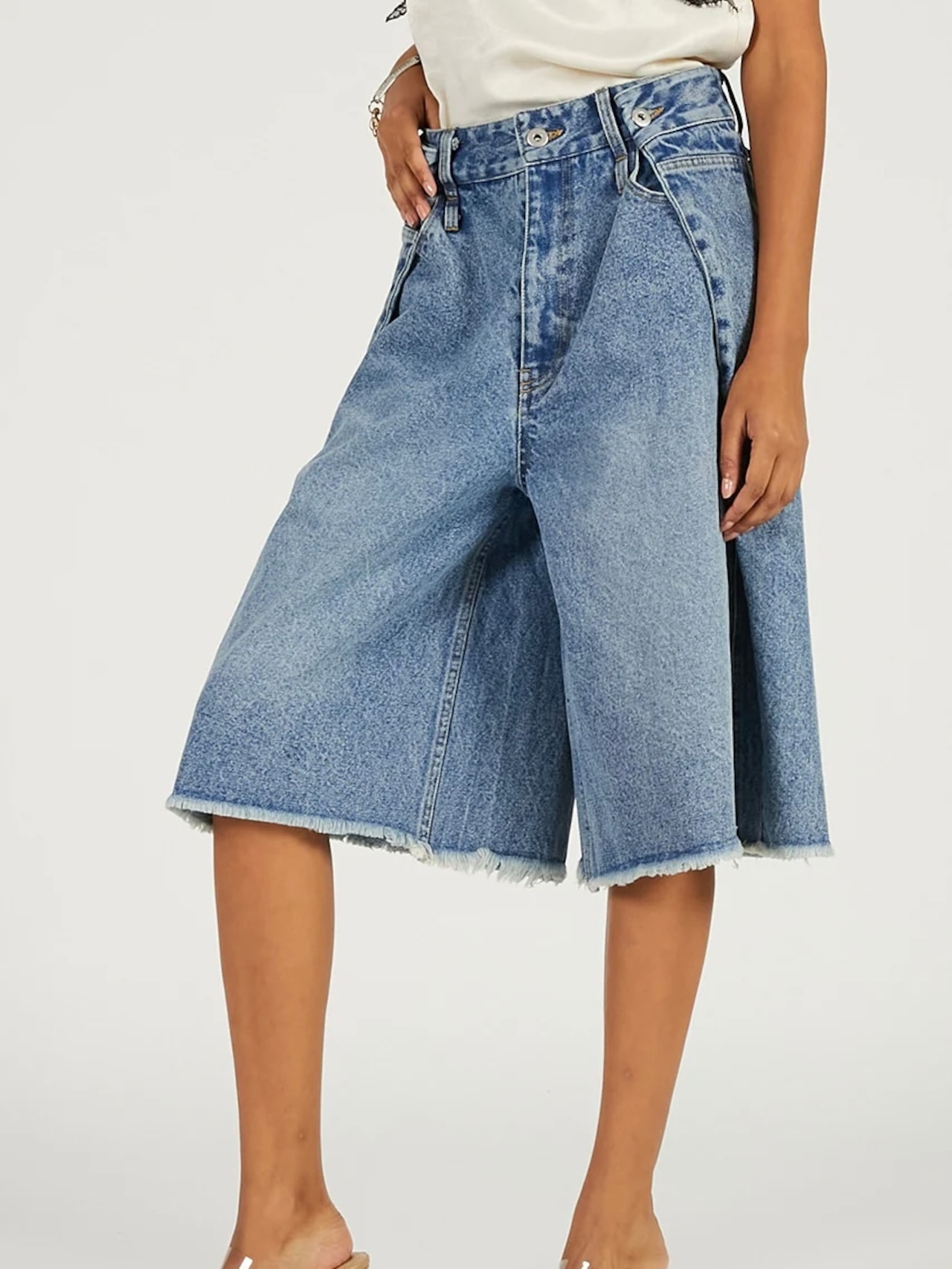 【26SS】PRANK PROJECT プランクプロジェクト / Denim Half Pants / デニムハーフパンツ - 3