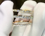 【Ice08】Moissanite Tennis Ring (2mm)