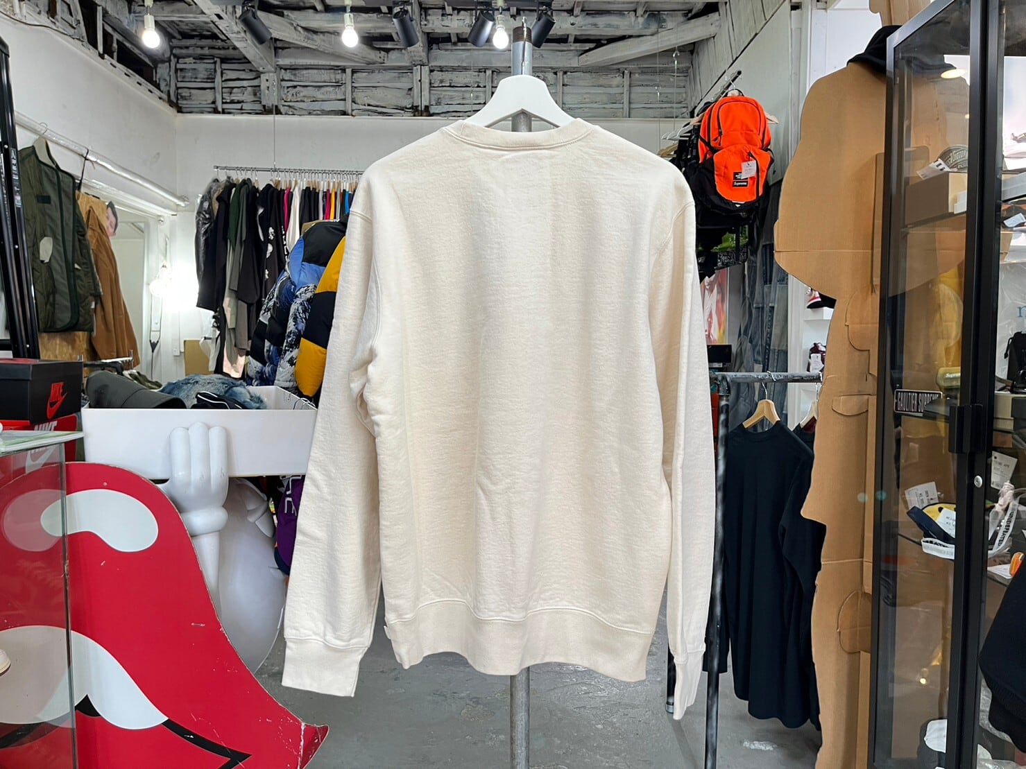 supreme cutout logo crewneck