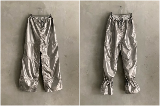 GEN IZAWA / Code straight pants (silver)