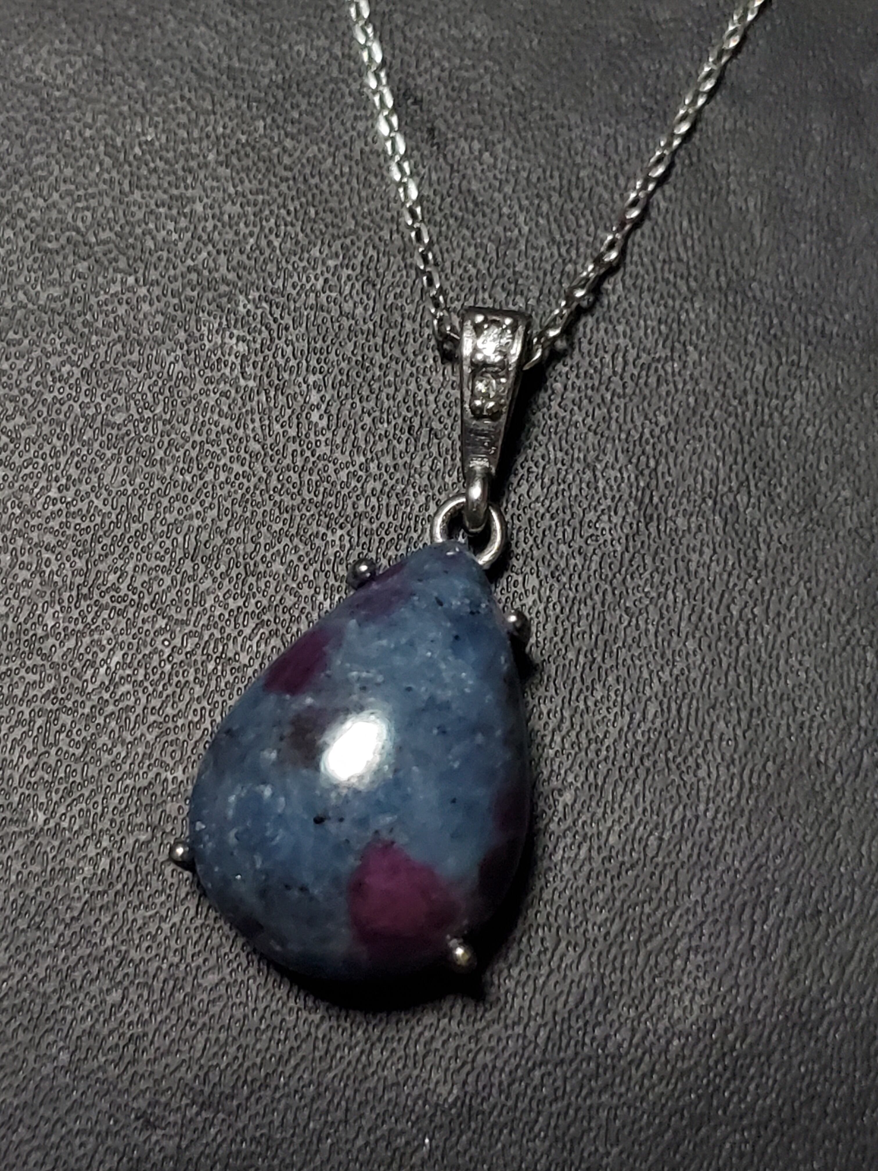 【SALE】ルビー＆サファイアインカイヤナイトネックレス SALE】ルビー＆サファイアインカイヤナイトネックレス