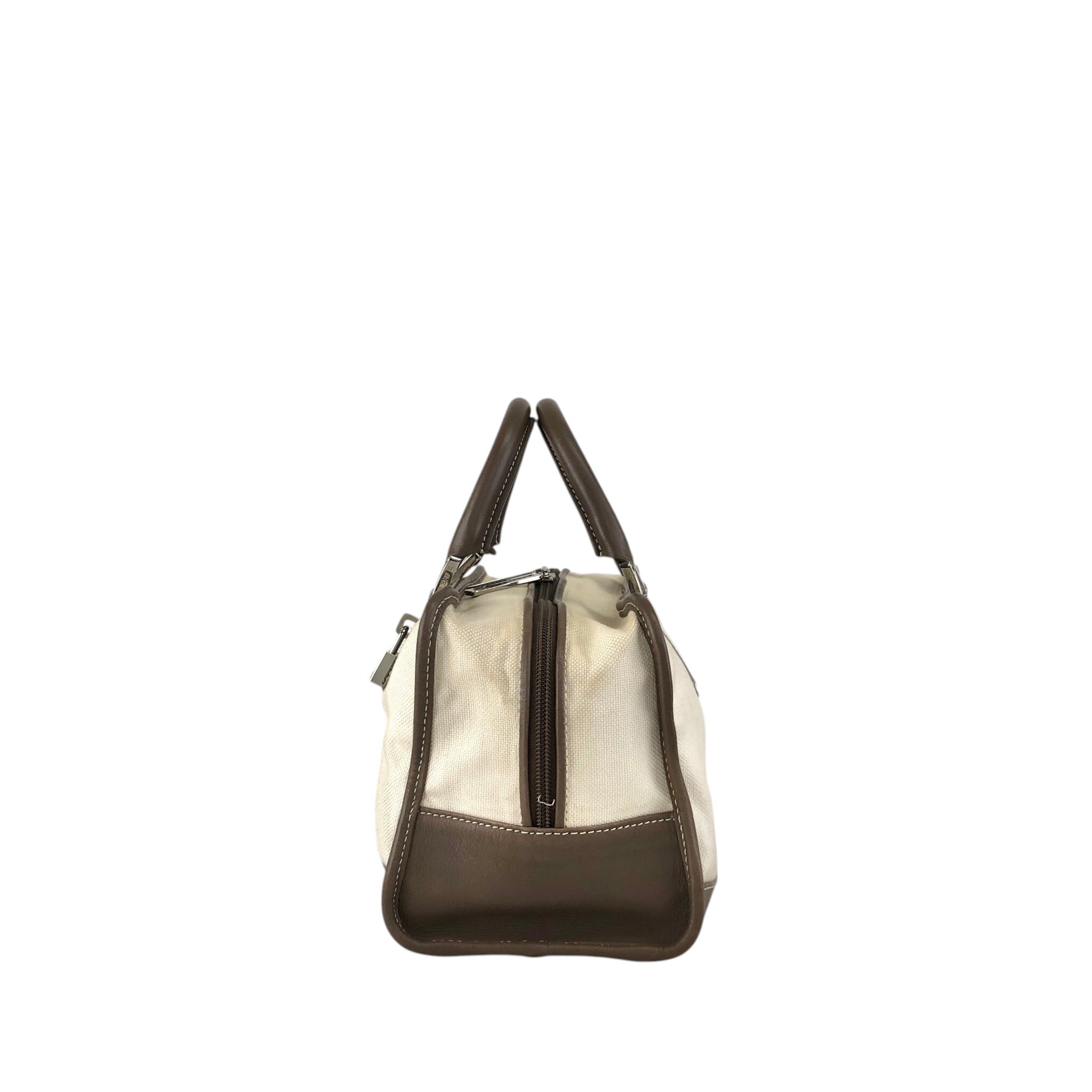 LOEWE ロエベ アマソナ ハンドバッグ ベージュ アナグラム キャンバス