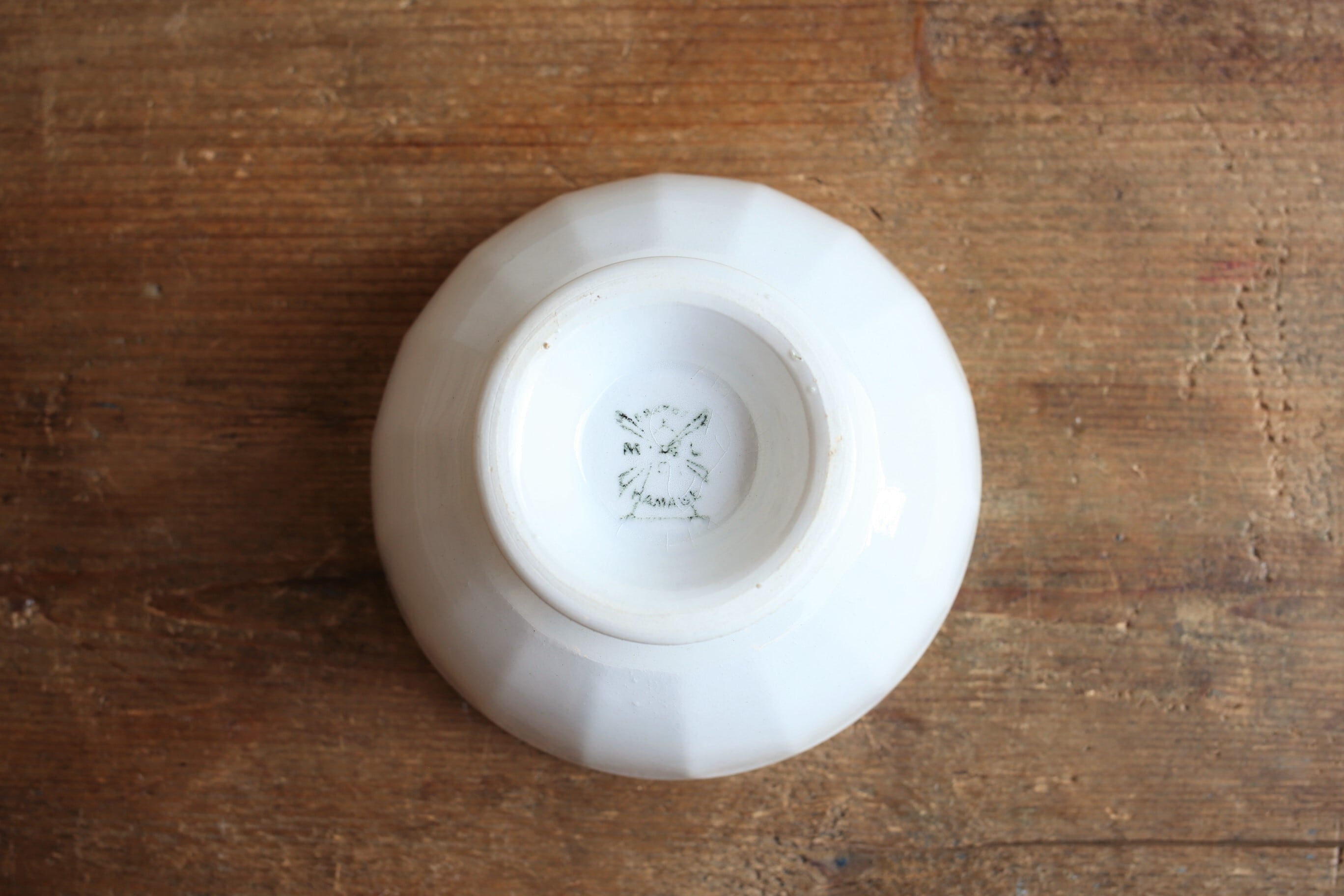 フランス アンティーク ヴィンテージ MOULIN DES LOUPS カフェオレ