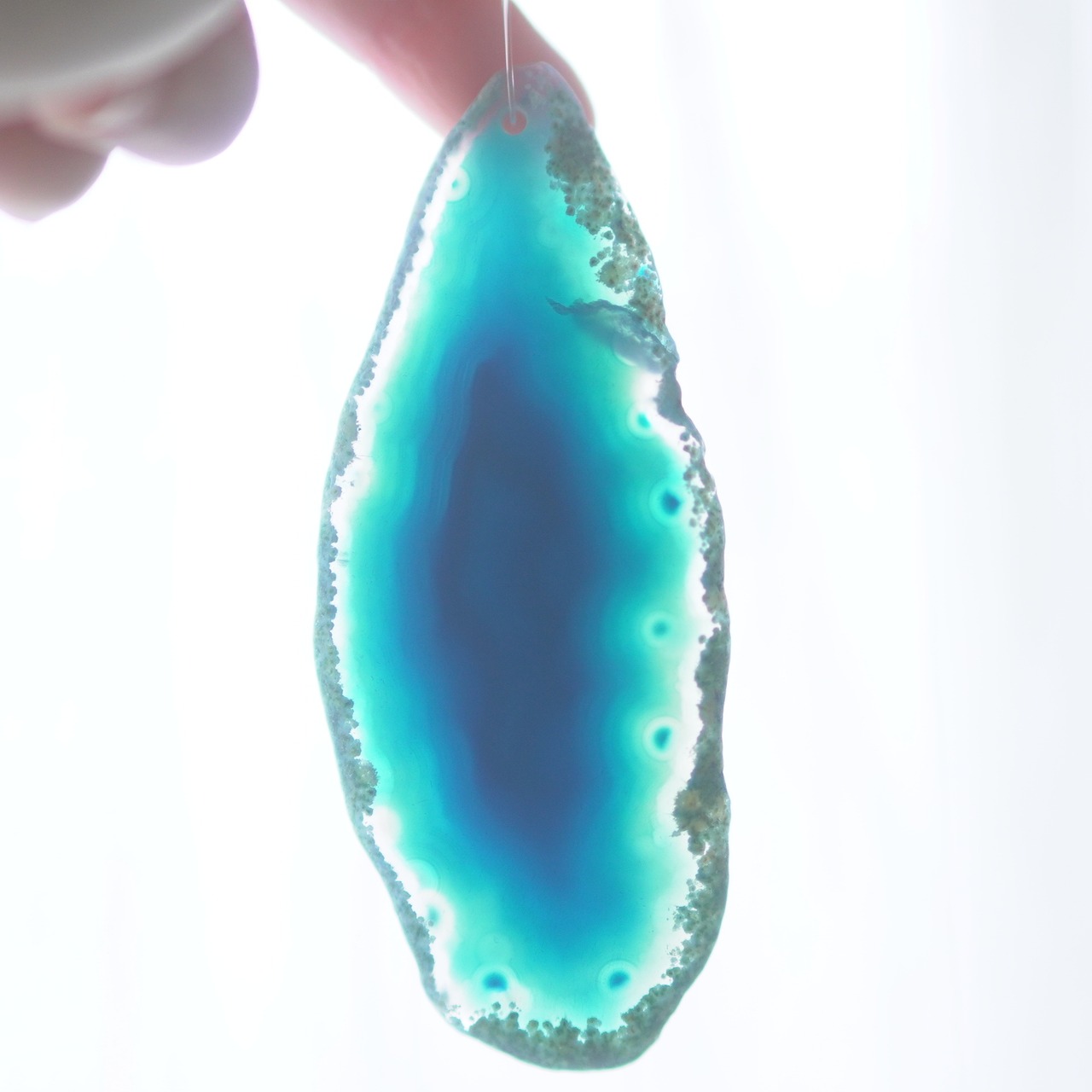 Clear Rainbow 11 - アゲートヒーリングチャイム / Agate Sun Catcher Wind Chime 355