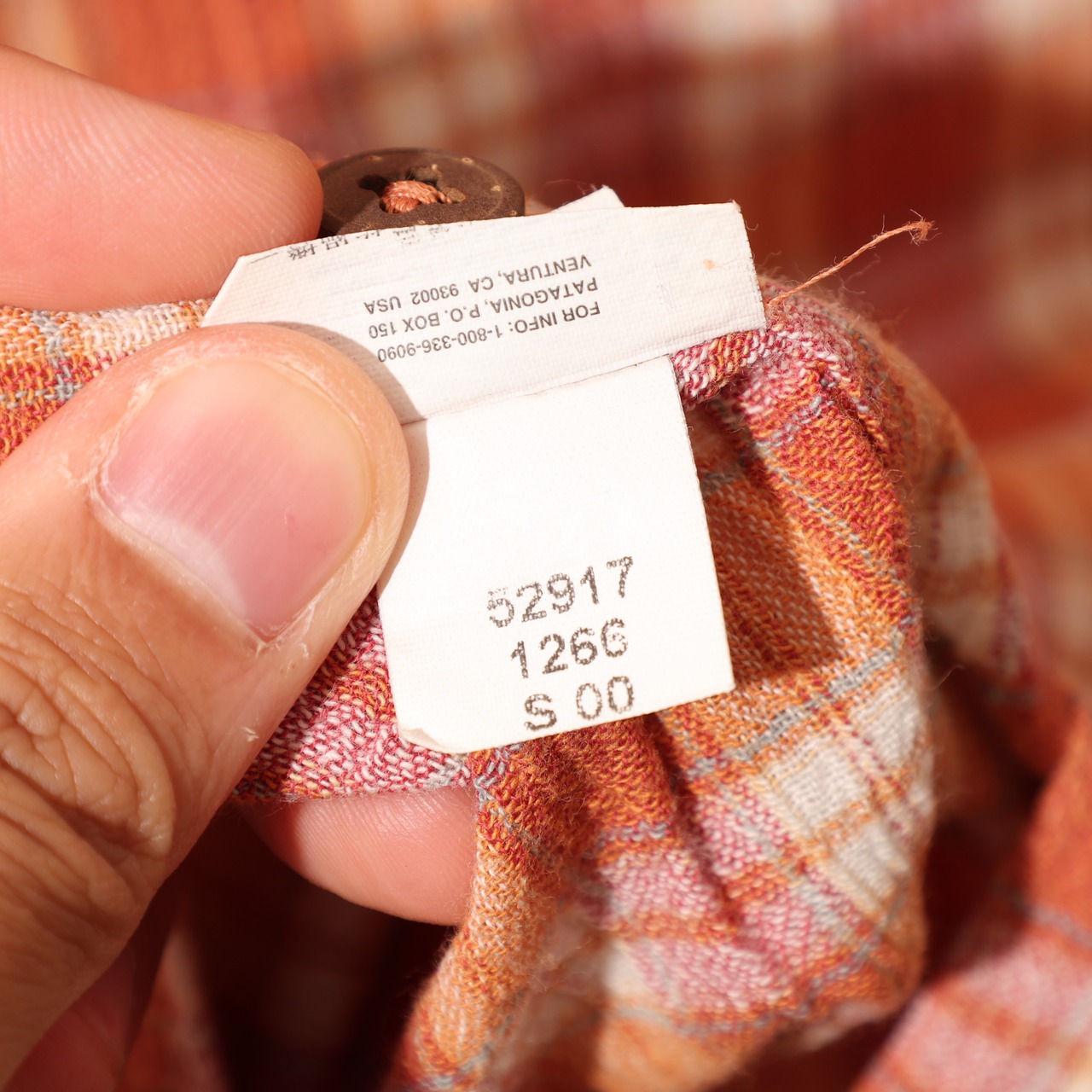 極美品 L 00年 ポルトガル製 A/C Yarn Dyed Shirt Patagonia ACシャツ ヤーンダイ パタゴニア