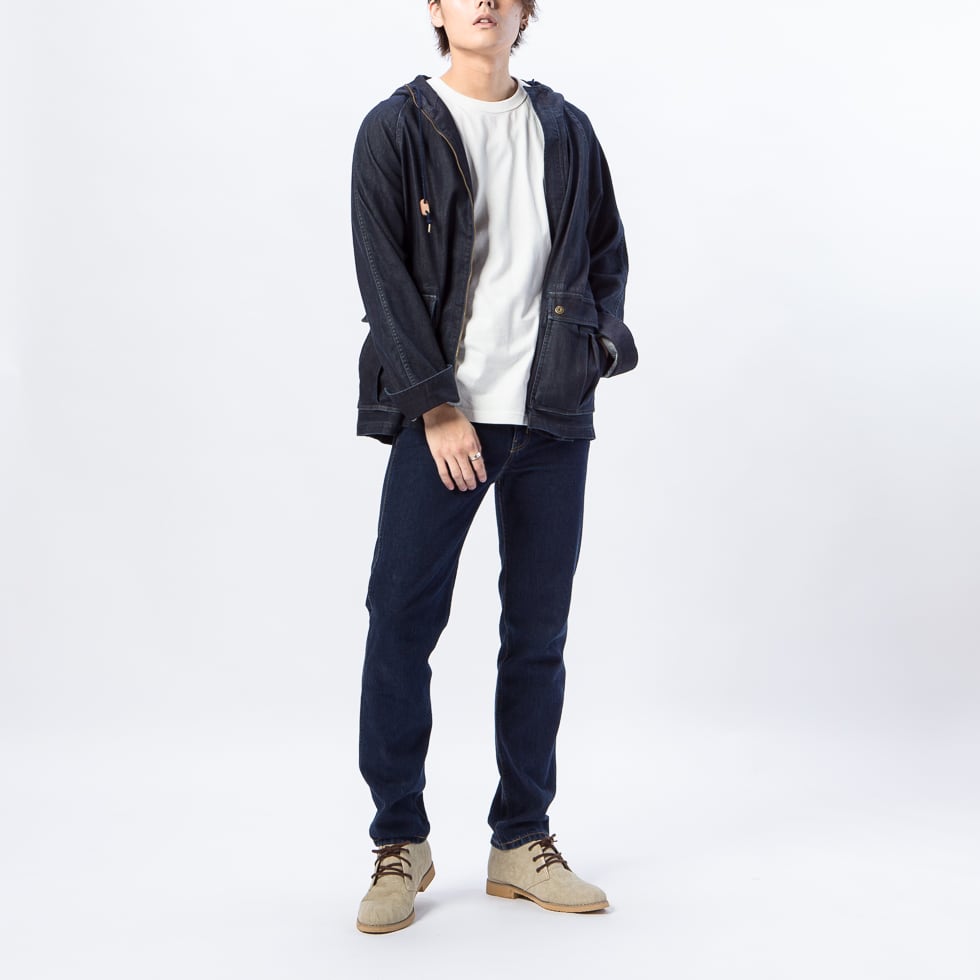 min0様36ネイビー ムースタッチニット柄編みクルーネックトップス＜大きいサイズ有