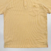 ゴルフ◆Callaway キャロウェイ DRYSPORT ストライプ ボタンダウン BD 半袖 ポロシャツ サイズ M /イエロー/メンズ/スポーツ