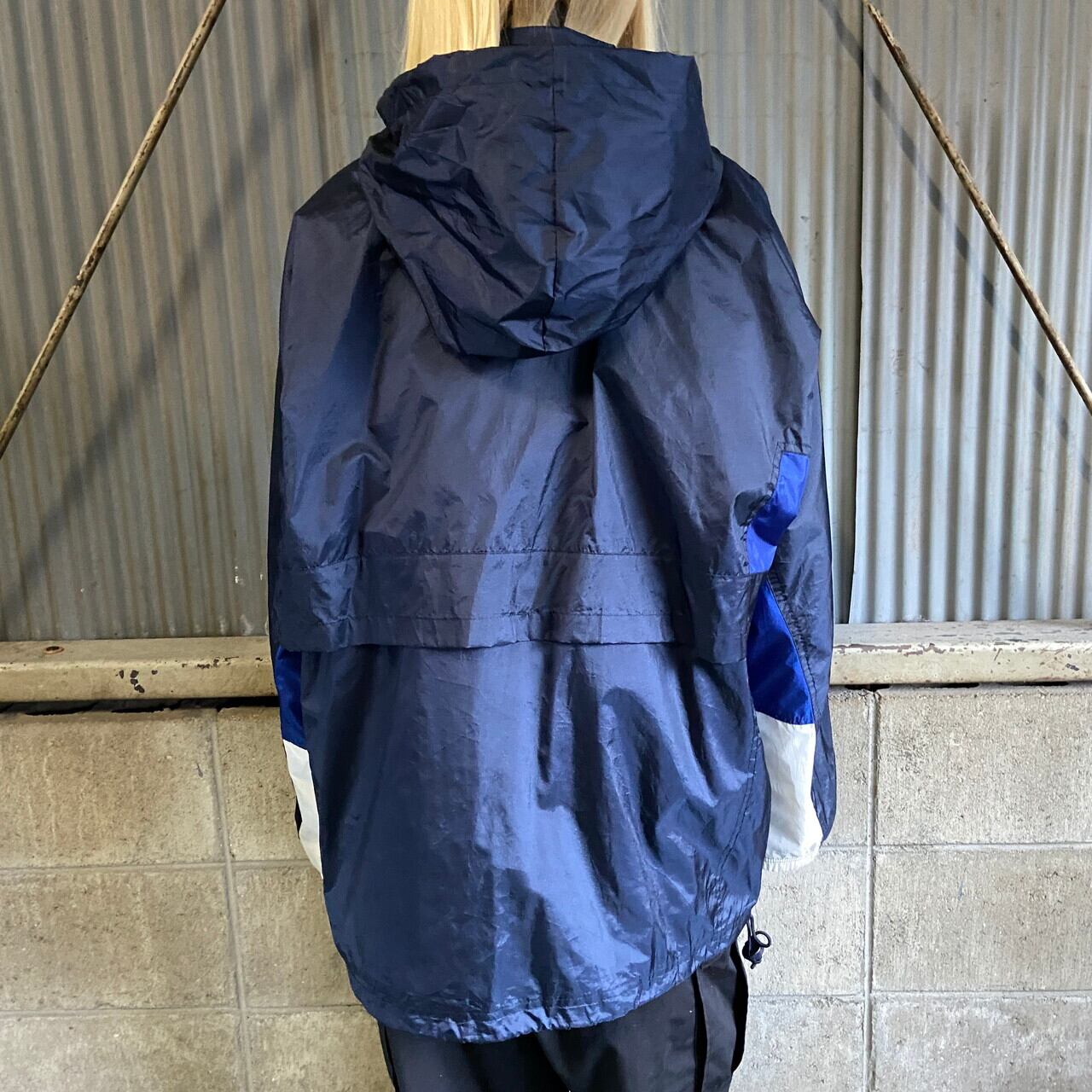 Reebok リーボック ナイロンプルオーバー メンズXL相当 古着 フード