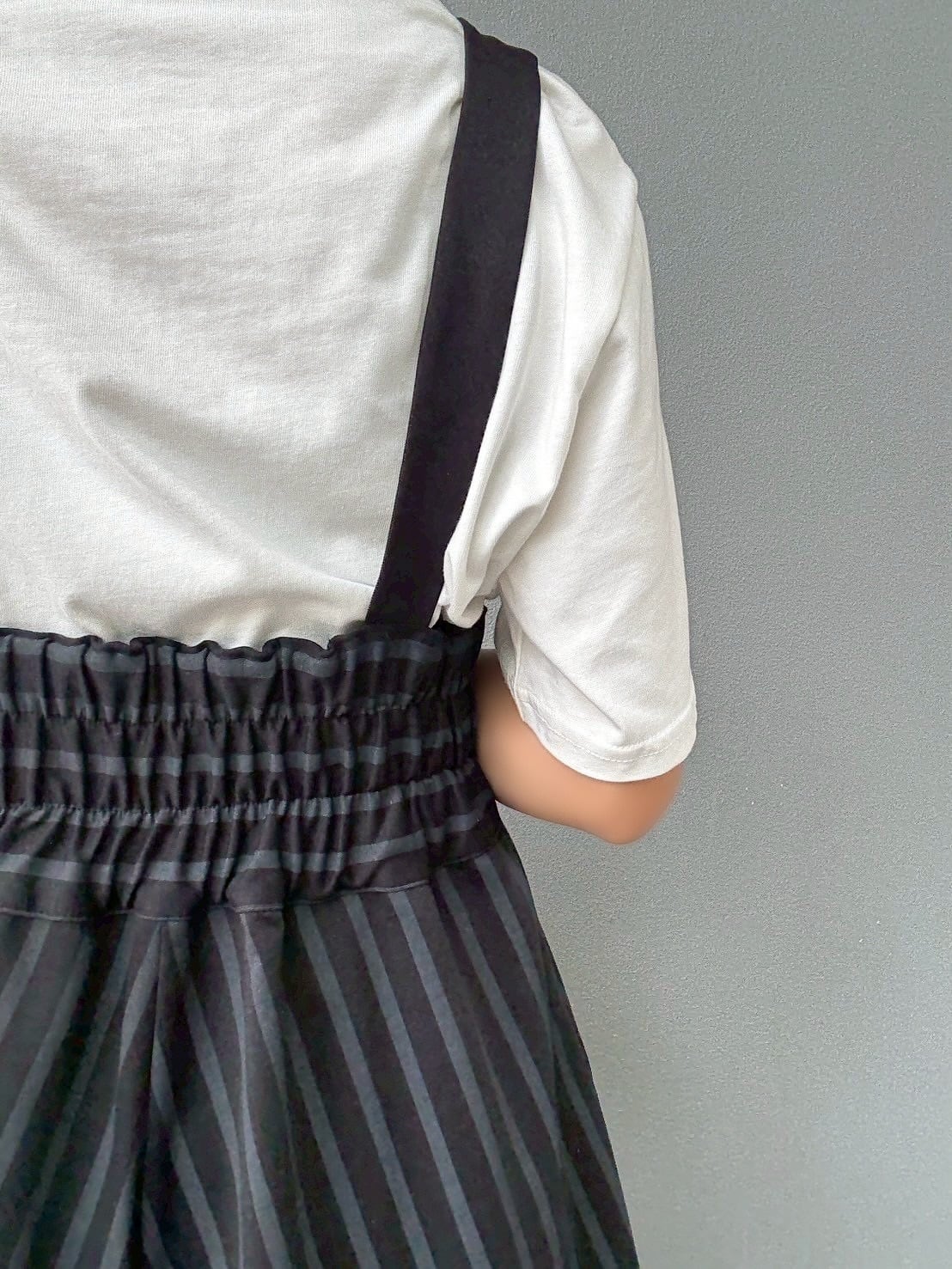 MARIA25AW Pinstripe Jumper skirt | MARIA