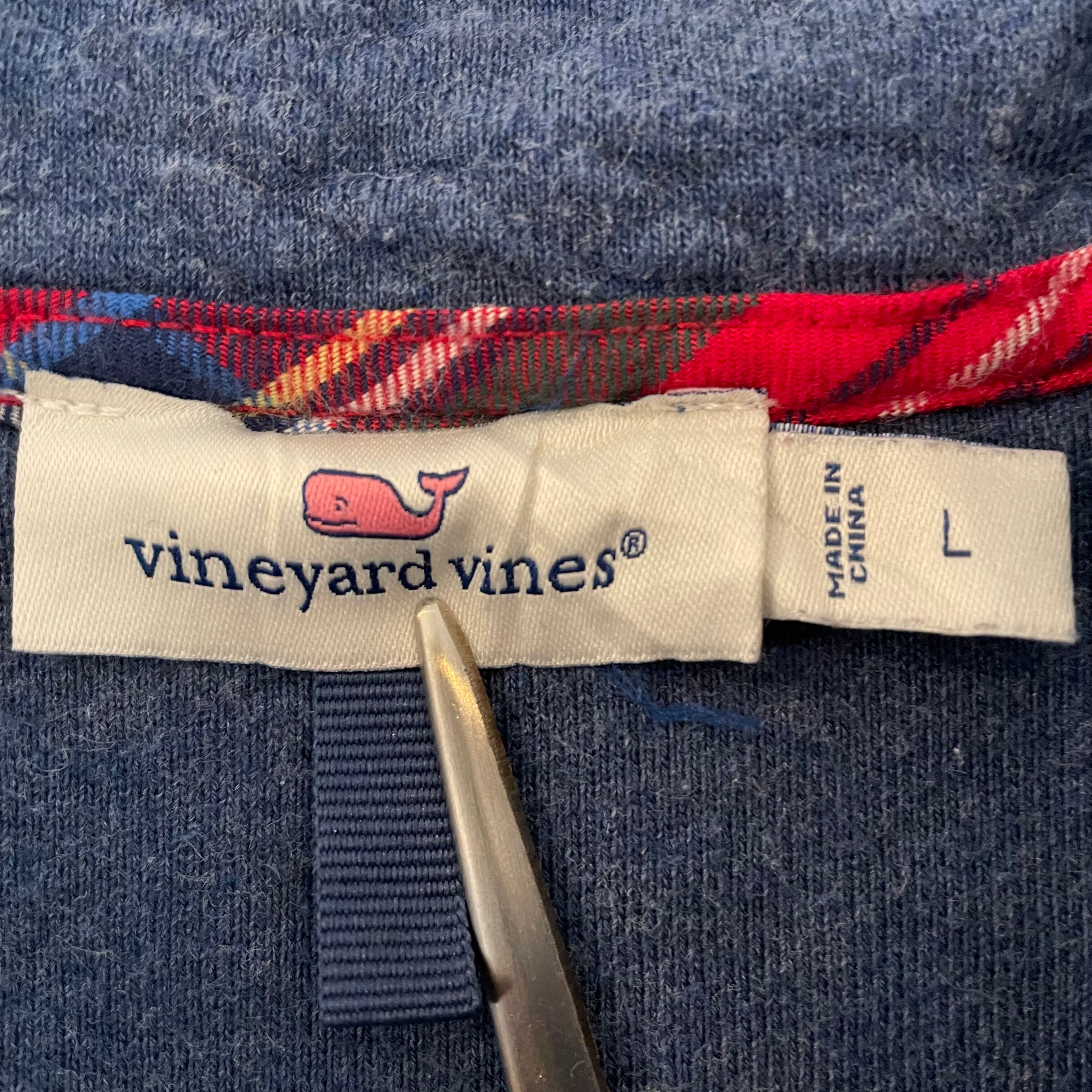 Vineyard Vines レディース スウェット　ハーフジップ　ネイビー