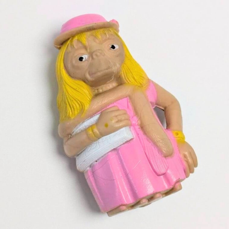 ☆ VINTAGE 1982☆【 E.T. ( イーティー ) 】【B】 PVCフィギュア / 女装・ドレス　〚アメリカン雑貨 アメトイ〛