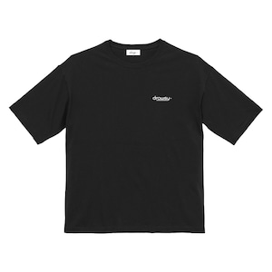 drowsy.. SIMPLE LOGO FRONT TEE / 22SS / BK