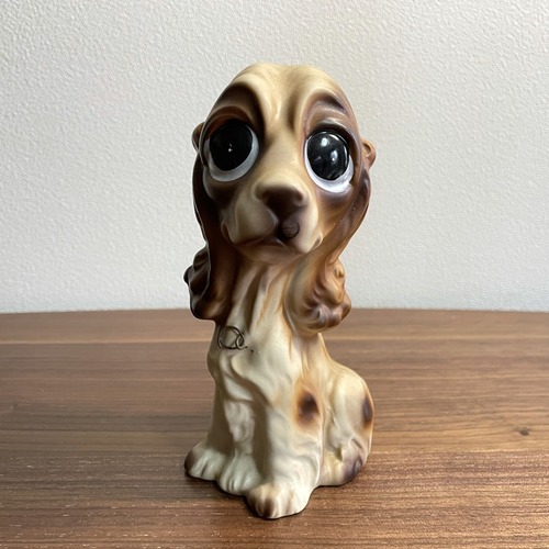 ビンテージ  ビッグアイ  犬のフィギュリン   / Vintage Big Eyes Dog Figurine Gig
