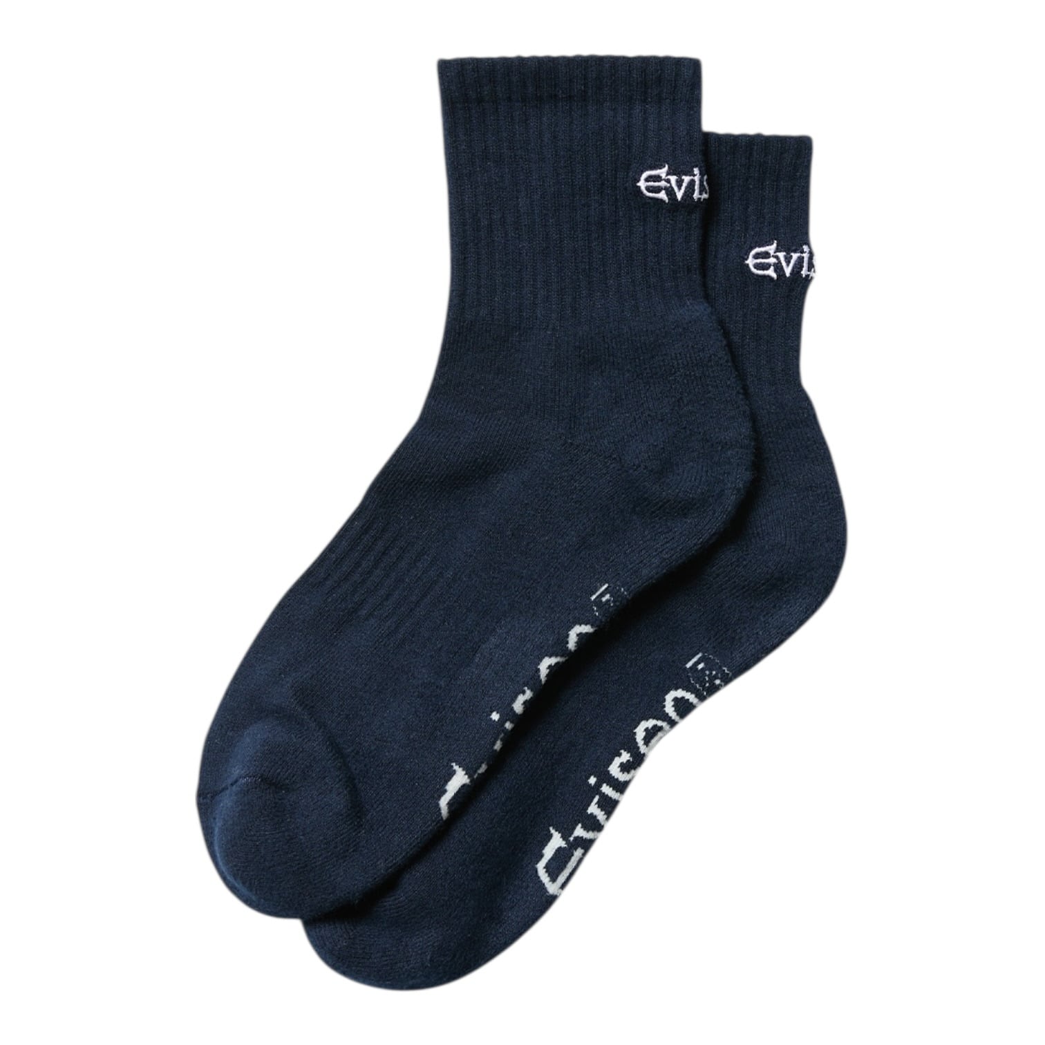 【Evisen Skateboards ゑ】LOGO ANKLE SOCKS(Navy)