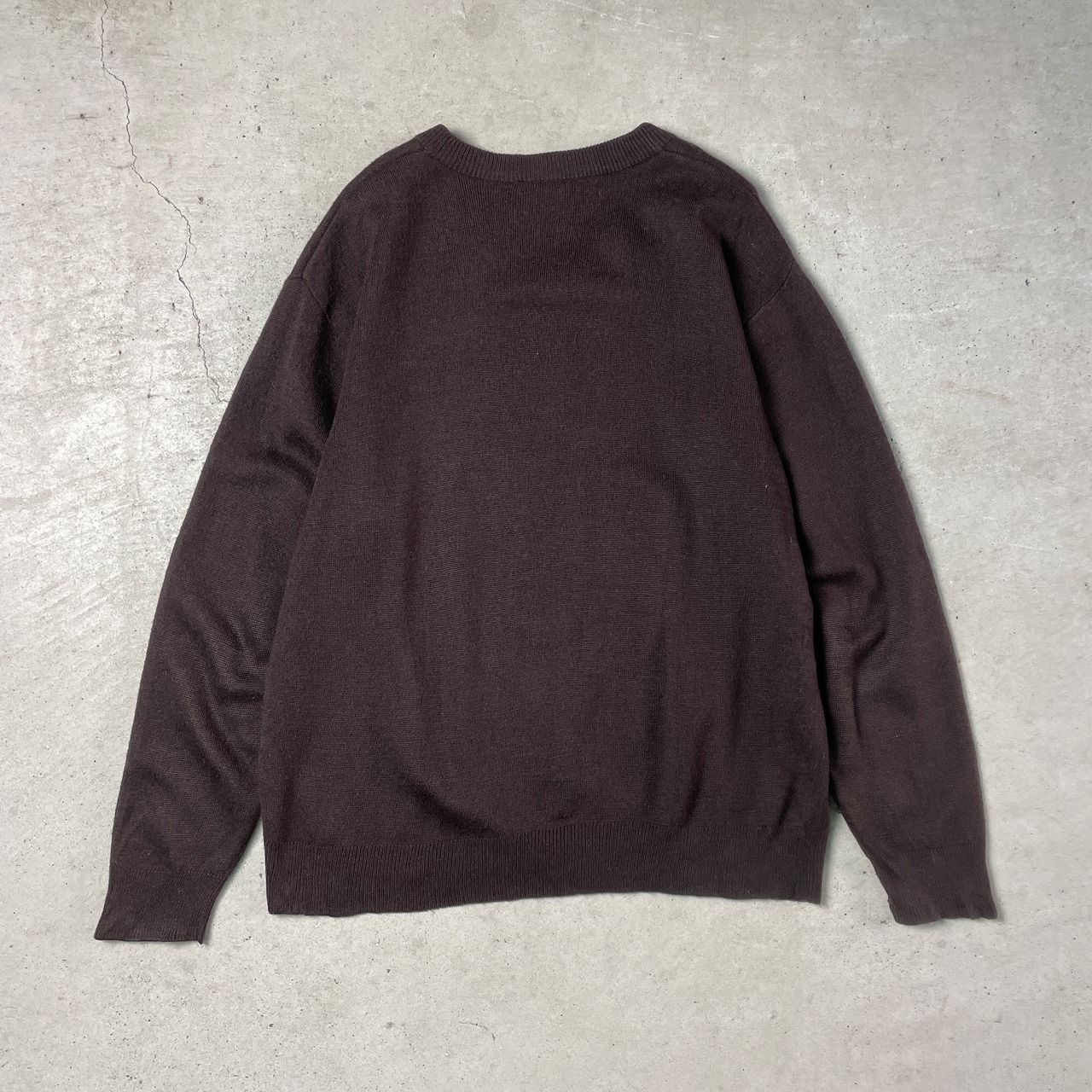 90年代 LACOSTE SPORT ラコステ ウール×アクリル ニットセーター 