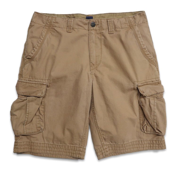 古着 GAP ギャップ カーゴショートパンツ ハーフパンツ ブラウン 表記