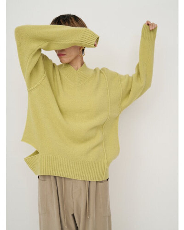 【YENN】[Y254-91118] WASHABLE WOOL VN PO