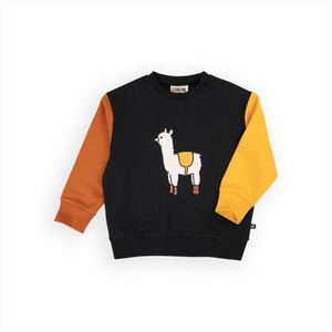【24AW】CARLIJNQ(カーラインク)Basic sweater with print Alpaca(86-92/98-104/110-116/122-128/134-140/146-152/158-164)スウェット アルパカ