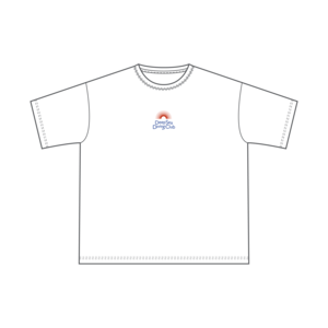 ロゴ刺繍T-SHIRTS【WHITE】