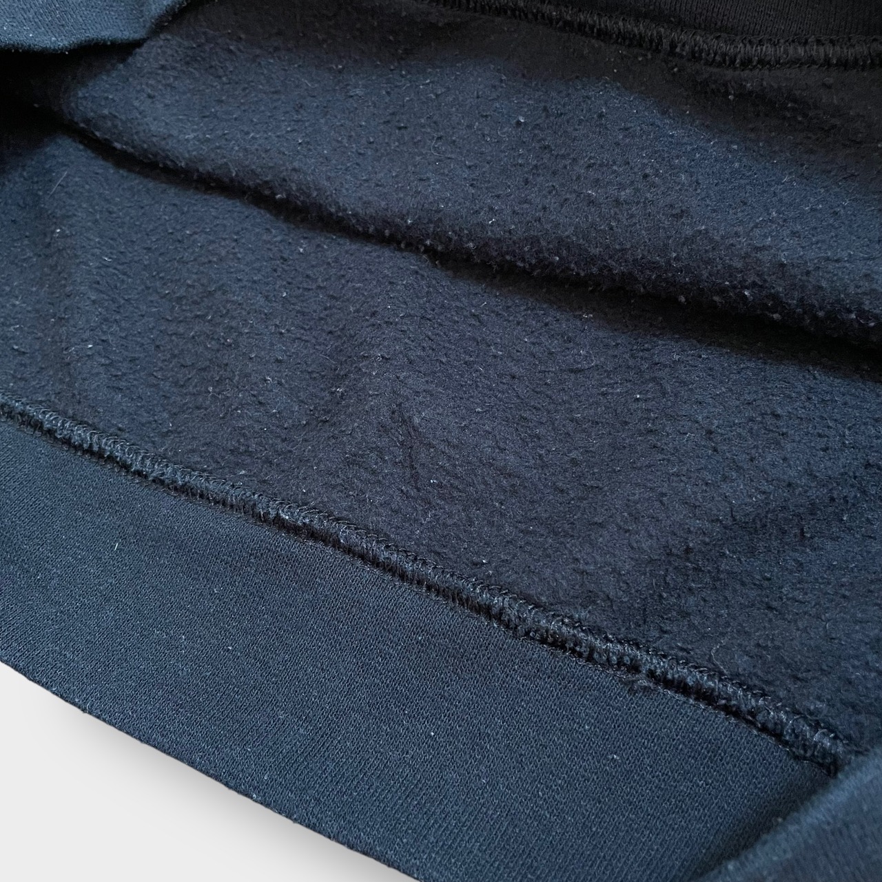 GILDAN プルオーバー パーカー SADD プリント ロゴ スウェット フーディー ブラック M us古着