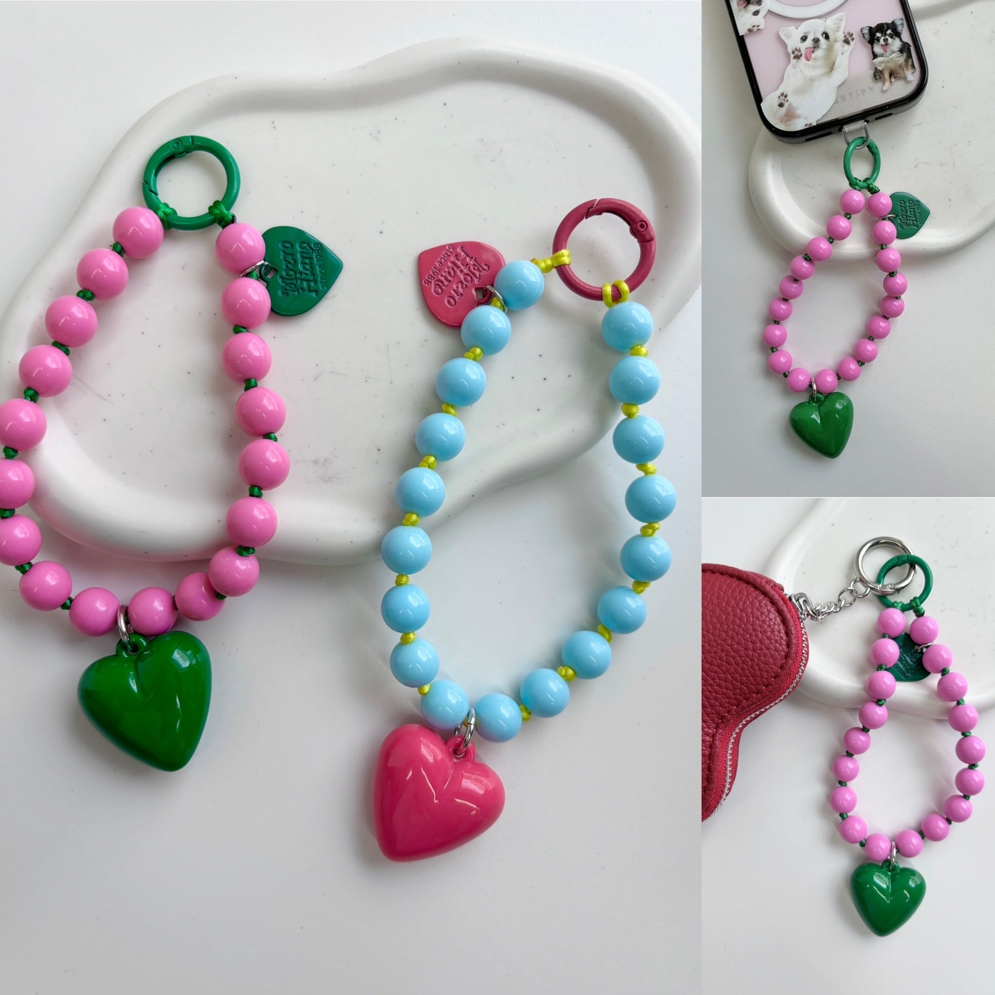 カラフルハートチャーム | JuetraLis