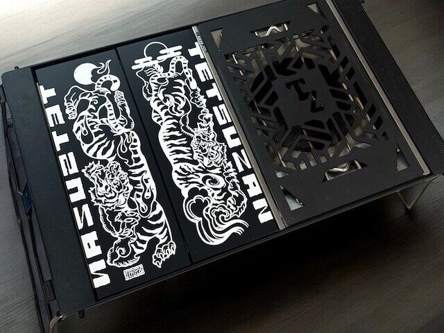 TETSUZAN IGTテーブル天板（2枚セット）【阿吽の虎】 | OLIVE OUTDOOR