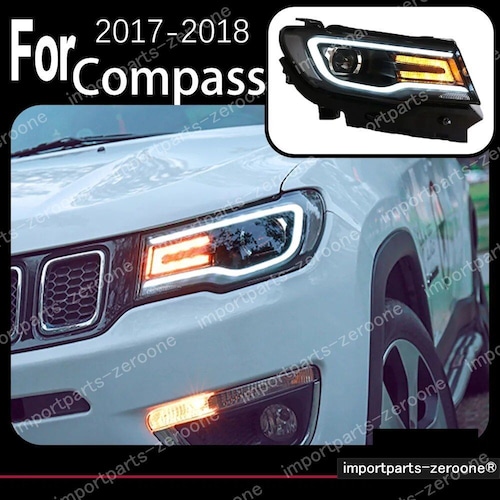 ジープ グランドチェロキー アップグレードヘッドライト 2012〜2016 Headlight No Bulb -HAD-1031