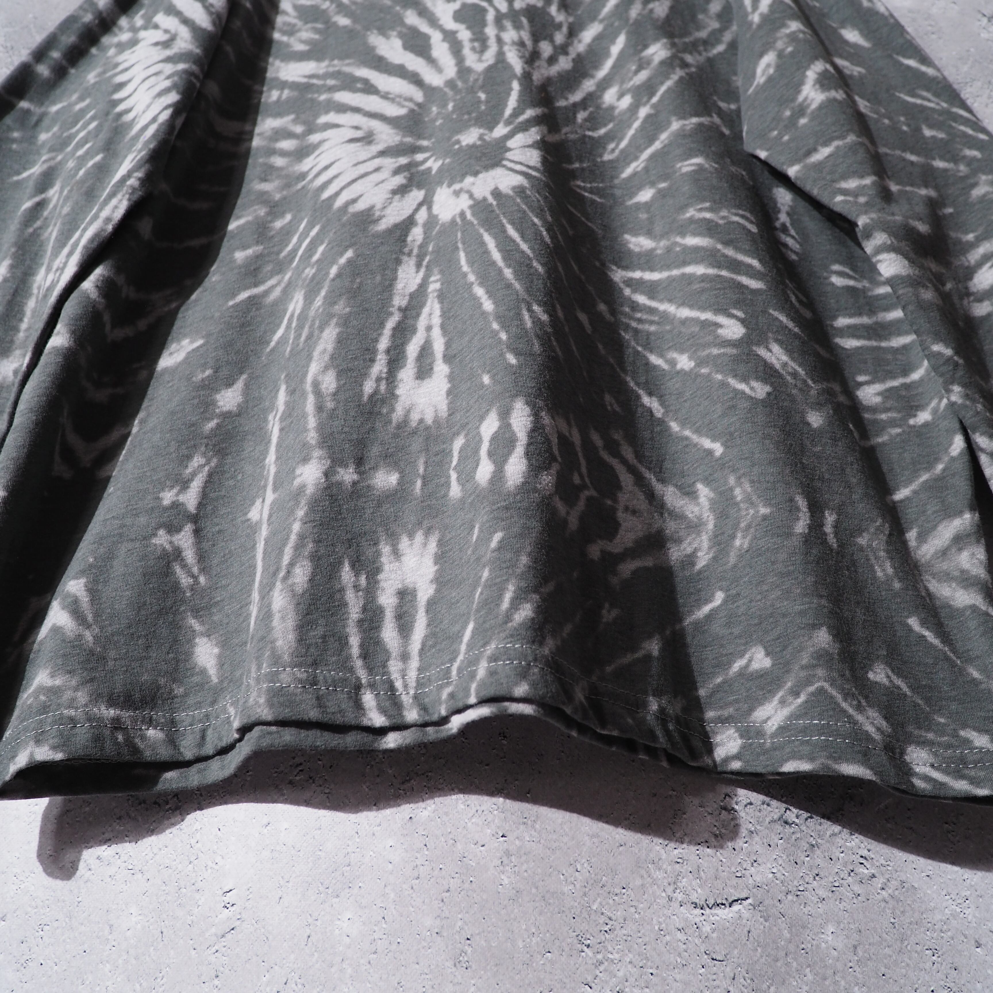 ” BATMAN ” Faint printed Tie dye dyeing long sleeve Tee