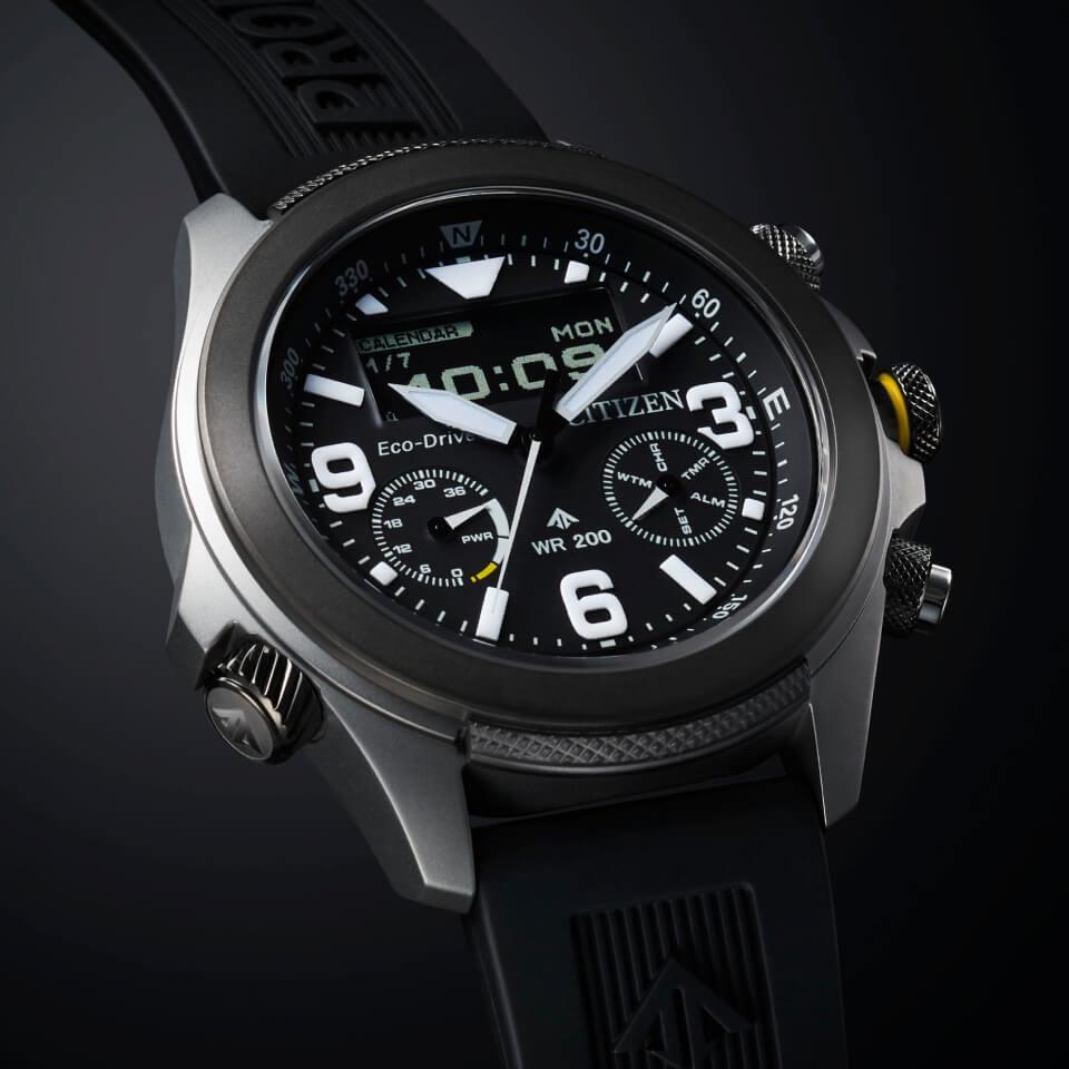 シチズン プロマスター LANDシリーズ エコドライブ 電波時計 クロノ
