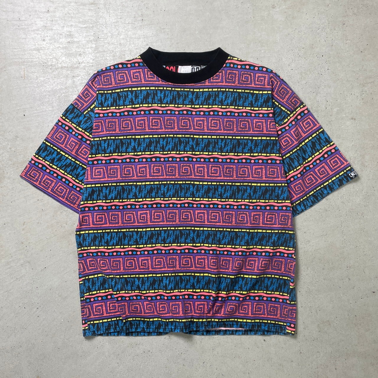90年代 USA製 COLOWEAR ネイティブ柄 オールオーバープリント 総柄