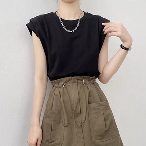 2段フレンチスリーブTシャツ　M00255