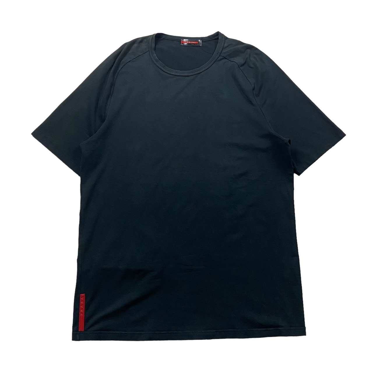 PRADA SPORT black stretch tee