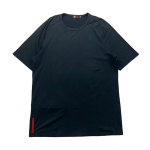 PRADA SPORT black stretch tee