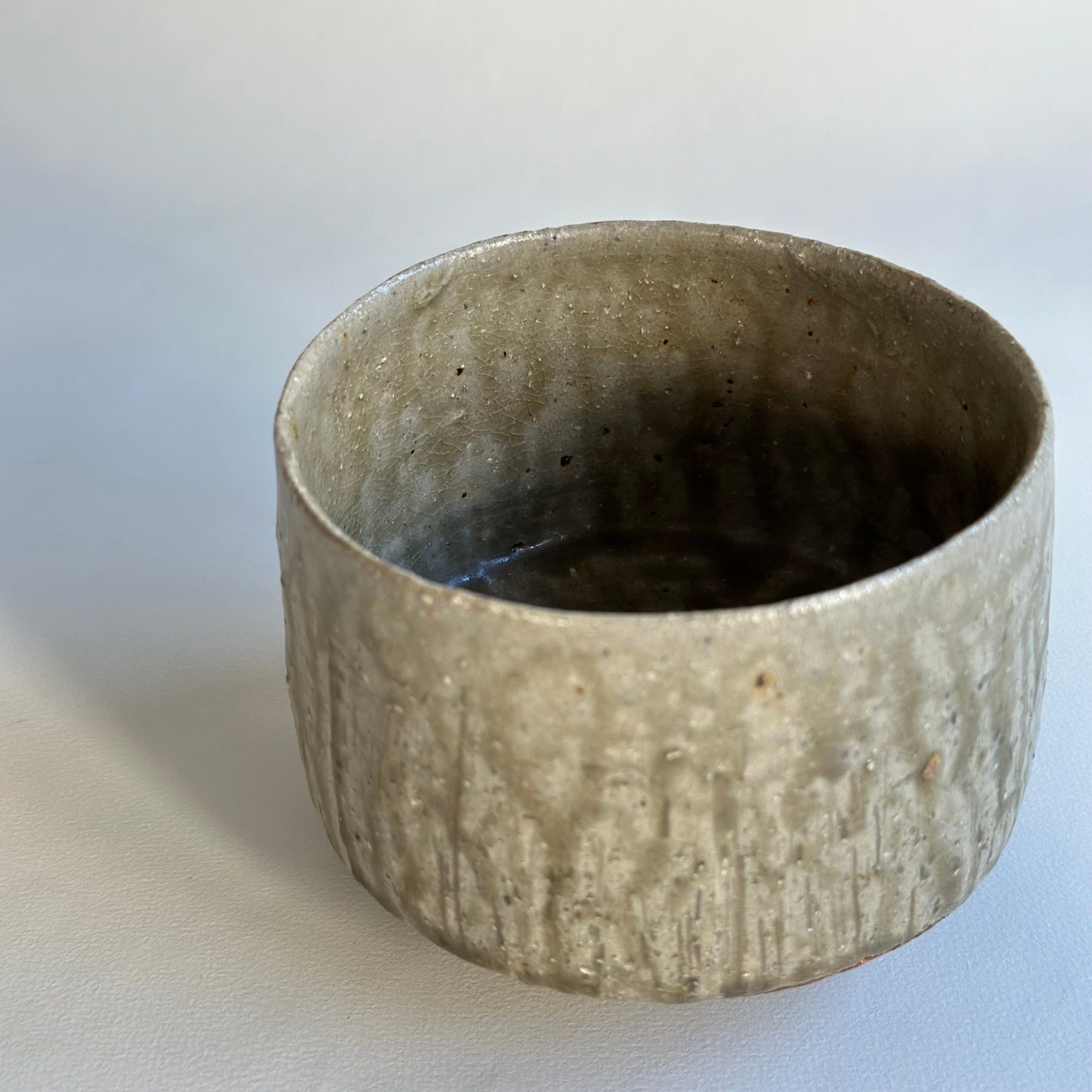 清水志郎 蓬莱白土灰釉茶盌 33 | gallery 一白