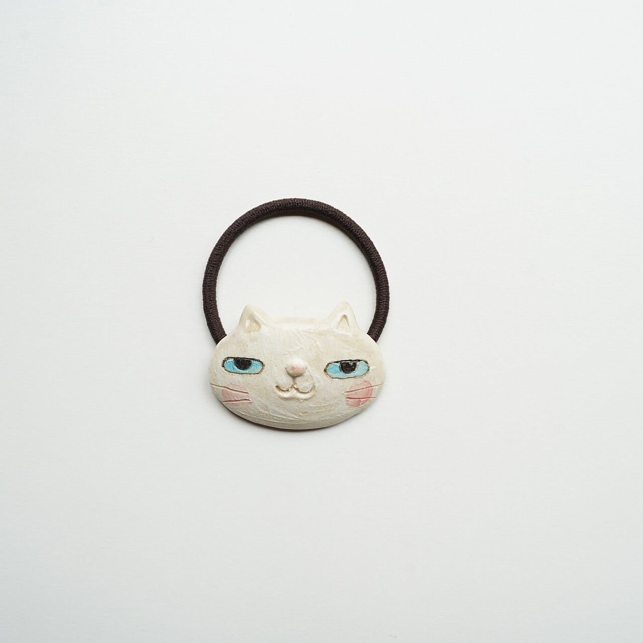 【高橋美紀子 kazahana+】ねこヘアゴム E