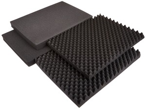 【人気】トラスコ中山(TRUSCO) プロテクターツールケースキャスター付(横タイプ)用緩衝ウレタン ブラック TAK23Y-K