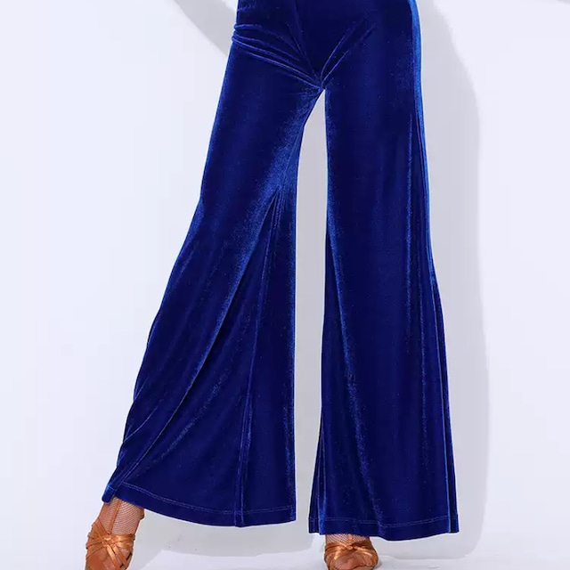 ハイウエスト ワイドレッグ フルレングス パンツ ds1034