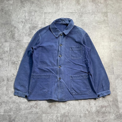 40-50s Le Très Solide 刺繍タグ フレンチワークジャケット