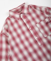 【#Re:room】Rrm PULL OVER CHECK SHIRTS［RES085］