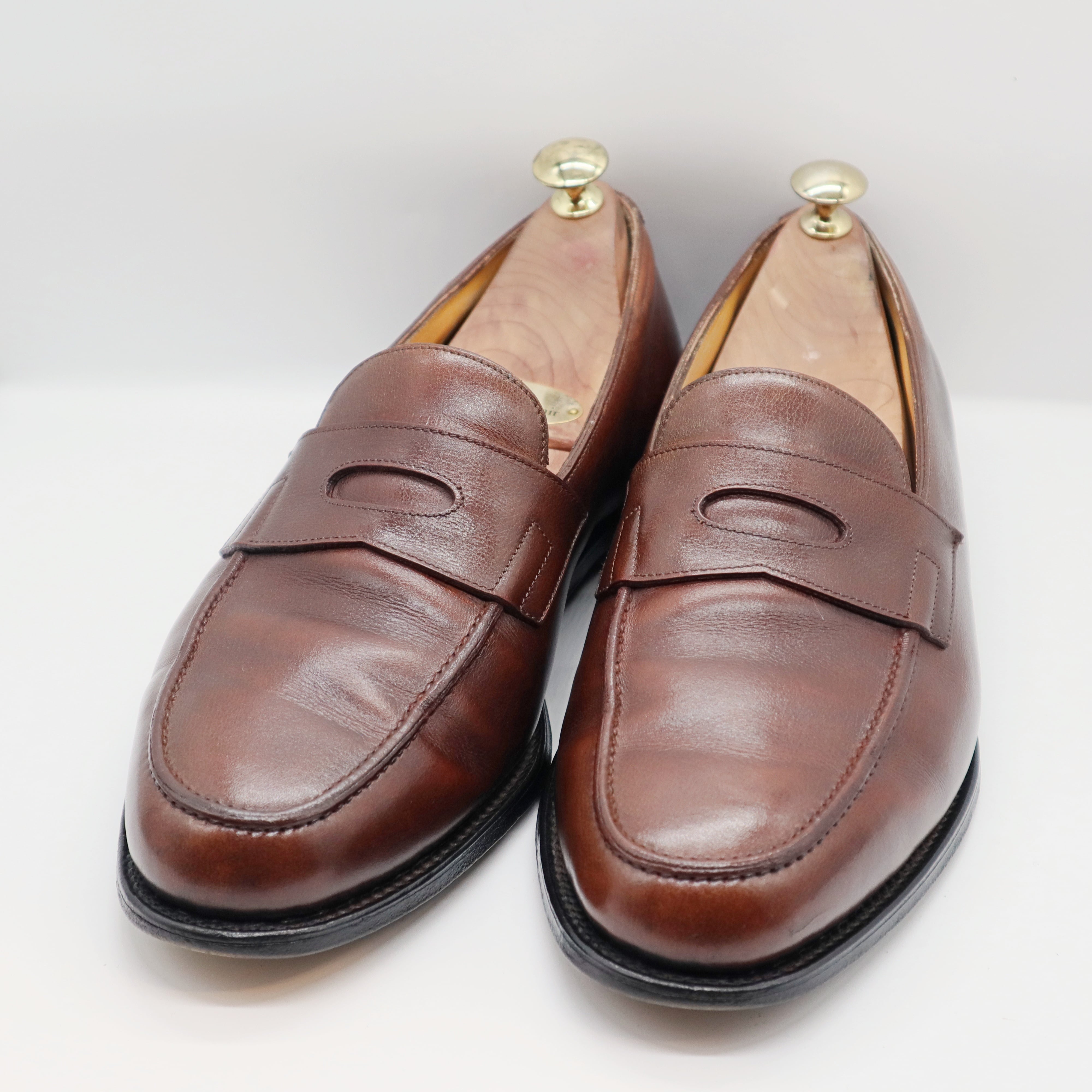 ジョンロブ / JOHNLOBB / ロペス / ローファー / 型押し / 革靴 / 中古