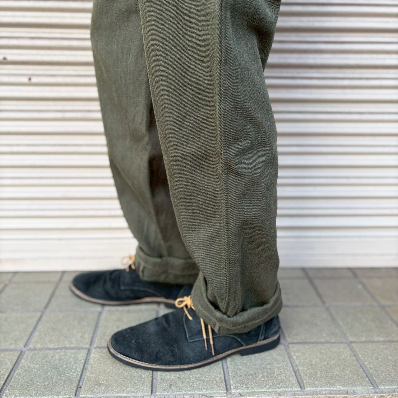 00s ウィップコード ウール スラックス ヴィンテージ W86cm L ドレス