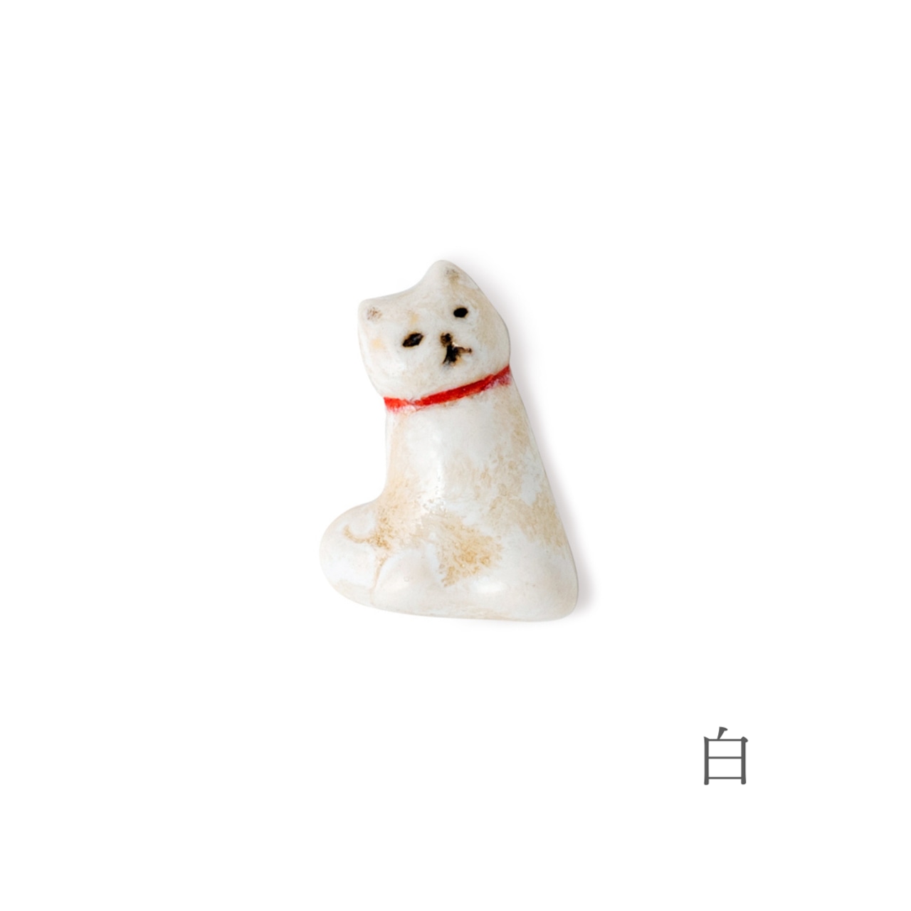 赤い首輪の柴 ピンバッチ